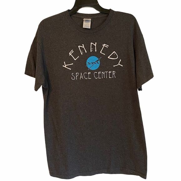 Kennedy Space Center NASA T-Shirt Dark Gray L - Picture 1 of 6